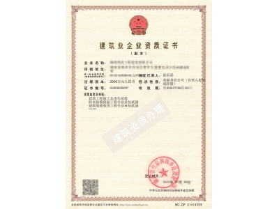 广东建筑工程施工总承包二级资质